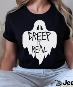 Funny Creep It Real Cool Ghost Halloween T Shirt