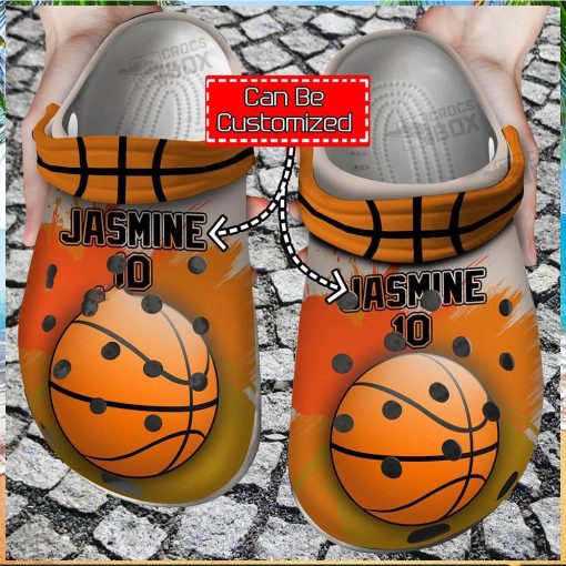 Funny Customized Is life Basketball Crocs