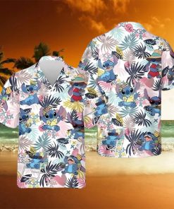 Funny Disney Stitch Hawaiian Shirt Beach Gift For Friend