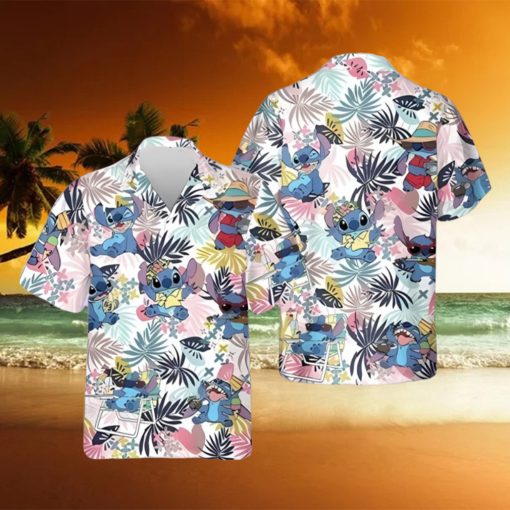 Funny Disney Stitch Hawaiian Shirt Beach Gift For Friend