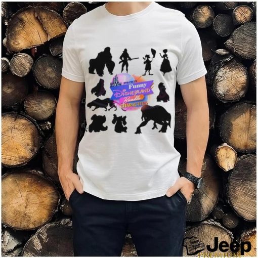 Funny Disneyland Disney Characters Bundle Silhouette shirt