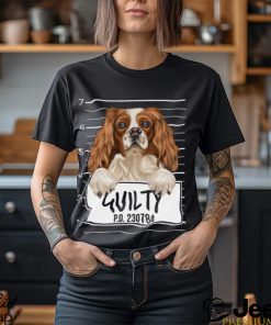 Funny English Toy Spaniel Dog Mugshot Pet Portrait Gift Lover Shirt Classic Unisex