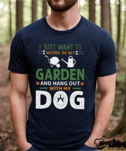 Funny Gardening Dog Lover Gardener Garden Plants Classic T Shirt