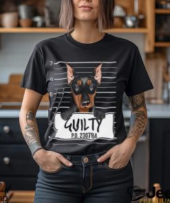 Funny German Pinscher Dog Mugshot Pet Portrait Gift Lover Shirt Sweatshirt Hoodie