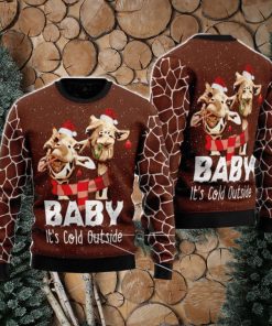 Funny Giraffe Ugly Christmas Sweater AOP All Over Printed Sweater