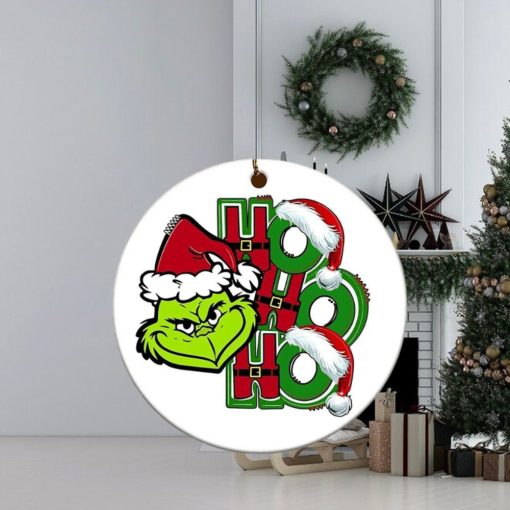 Funny Grinch HoHoHo Christmas Ornaments