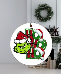 Funny Grinch Hohoho Christmas Ornaments