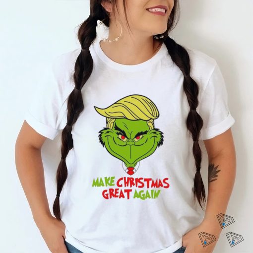 Funny Grinch Trump make Christmas great again 2023 Shirt