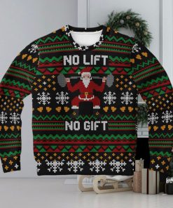 Funny Gym Lifting Christmas Sweatshirt, Ugly Christmas Sweater