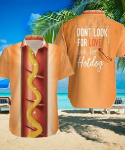 Funny Halloween Hot Dog Halloween Hawaiian Shirt