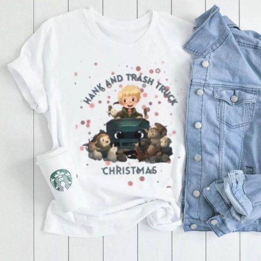 Funny Hank and Trash Truck Christmas T Shirt