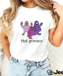 Funny Hbd Grimace Grimace Meme Shirt