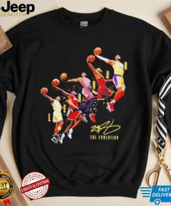 Funny Lebron James Los Angeles Lakers Basketball Signatures Shirt