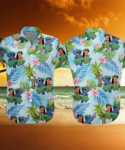 Funny Lilo And Stitch Hawaiian Shirt Disney Lovers Gift