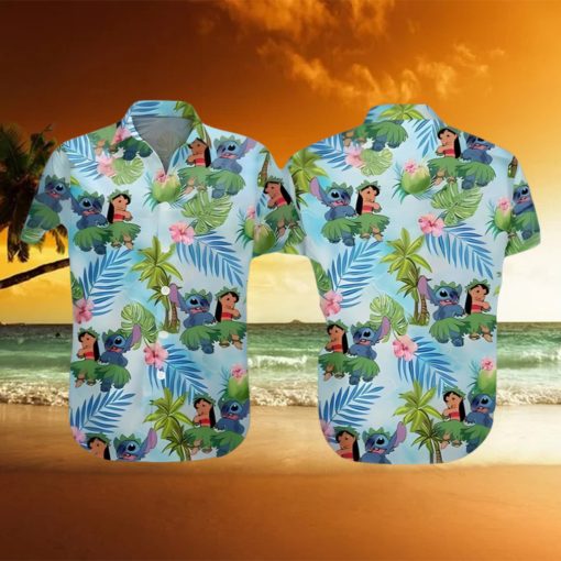 Funny Lilo And Stitch Hawaiian Shirt Disney Lovers Gift