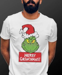 Funny Merry Grinchmas Santa Hat Shirt