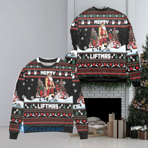 Funny Merry Liftmas Fitness Ugly Christmas Sweater Christmas Gift For Men And Women