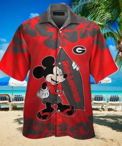 Funny Mickey NCAA Georgia Bulldogs UGA Hawaiian Shirt