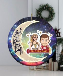 Funny Mr And Mrs Swift Travis Kelce And Taylor Swift Christmas 2023 Holiday Tree Decorations Ornament