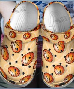 Funny Orange Basketball Crocs Toddlers