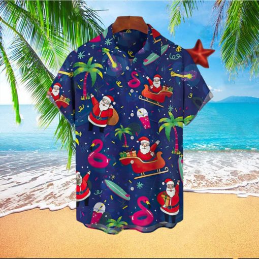 Funny Santa Claus Hawaiian Shirt