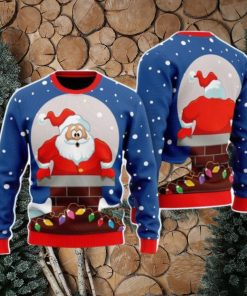 Funny Santa Loves Going Down Christmas Unisex Ugly Sweater For Men Women