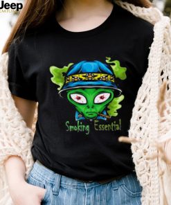 Funny Smoking Alien Shirt