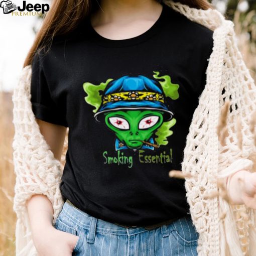 Funny Smoking Alien Shirt