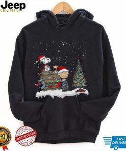 Funny Snoopy Charlie Brown And Woodstock Happy Christmas Peanuts Christmas Sweatshirt