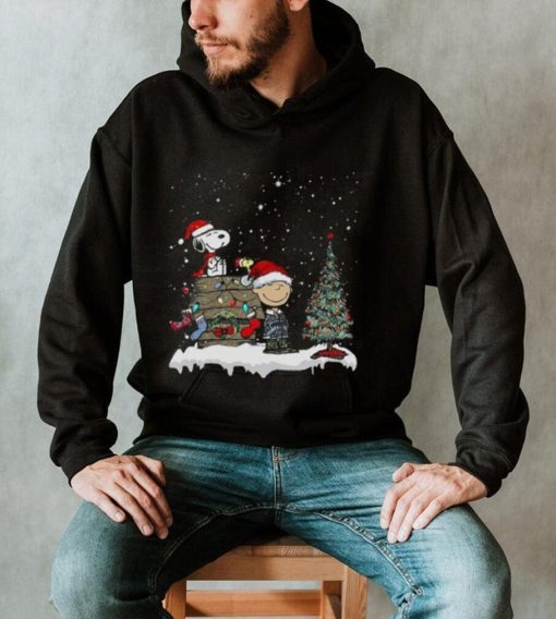 Funny Snoopy Charlie Brown And Woodstock Happy Christmas Peanuts Christmas Sweatshirt