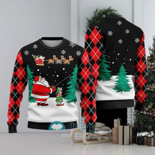 Funny Special Delivery Santa Ugly Christmas Sweater Black Gift For Men And Women