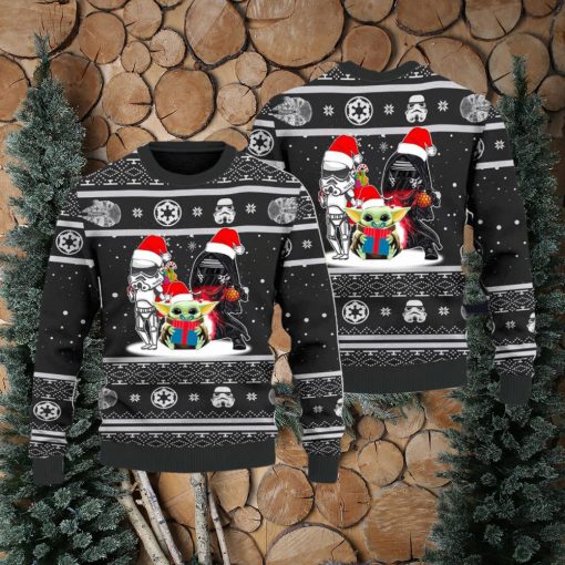 Funny Star Family 3D Ugly Christmas Sweater Galaxy Hero Gift Galaxy Hero Santa Gift for men Women