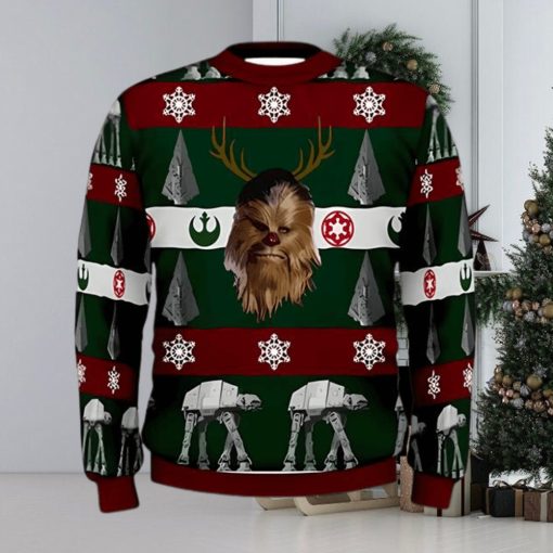 Funny Star Wars Chewbacca Ugly Christmas Sweater