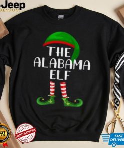 Funny The Alabama Elf Matching Family Christmas T Shirt