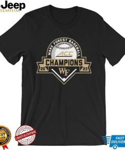 Funny Wake Forest Demon Deacons 2023 Acc Baseball Regular Season Champions Shirt