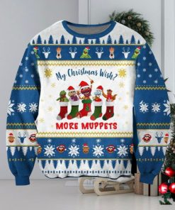 Funny Wish More Muppets Ugly Christmas 3D Sweater