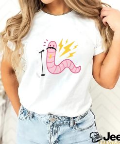 Funny Worm With A Mustache Tom Ariana Reality T Shirt