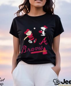 Funny charlie Brown And Snoopy Baseball Atlanta Braves shirt