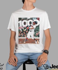 Funny eddie rosario 100 career hits for atlanta braves shirt