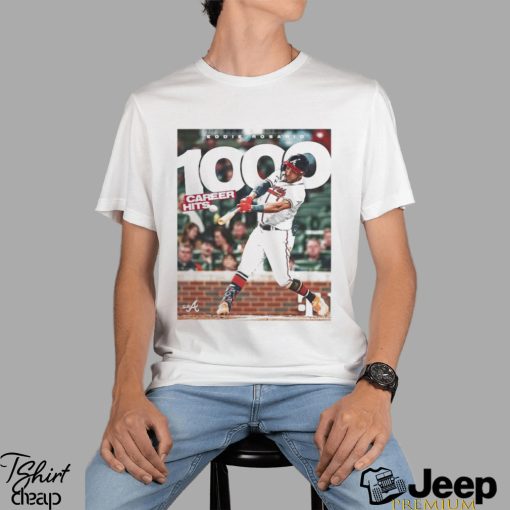 Funny eddie rosario 100 career hits for atlanta braves shirt