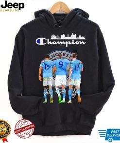 Funny haaland Kevin De Bruyne Alvarez Champion shirt