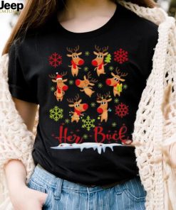 Funny her buck Christmas reindeer xmas rudolf holiday season gift mens 2023 shirt