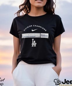 Funny nike los angeles dodgers nl west champions 2023 postseason shirt