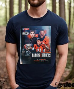 Funny raiders Vs Broncos NFL Kickoff 2023 shirt