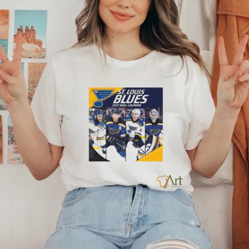 Funny st louis blues 2023 team wall calendar shirt