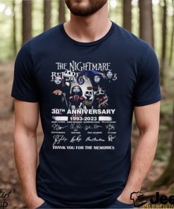 Funny the Nightmare Before Christmas 30th Anniversary 1993 2023 Memories Shirt