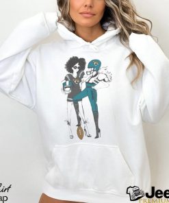 G III 4Her By Carl Banks Heather Gray Jacksonville Jaguars Football Girls T Shirt