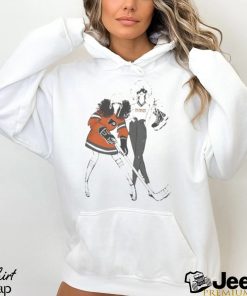 G III 4Her By Carl Banks Heather Gray Philadelphia Flyers Hockey Girls Fitted T Shirt