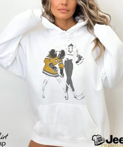 G III 4Her By Carl Banks Heather Gray Pittsburgh Penguins Hockey Girls T Shirt