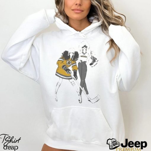 G III 4Her By Carl Banks White Boston Bruins Hockey Girls T Shirt